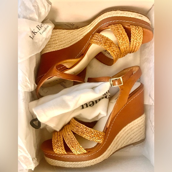 ❌❌❌SOLD❌❌❌ L.K.Bennett Leather Espadrilles SZ 9 🔥🔥🔥 - Picture 3 of 16